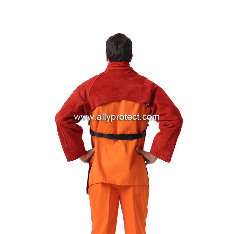 AP-8188/8189 銹紅色開背式焊服及圍身